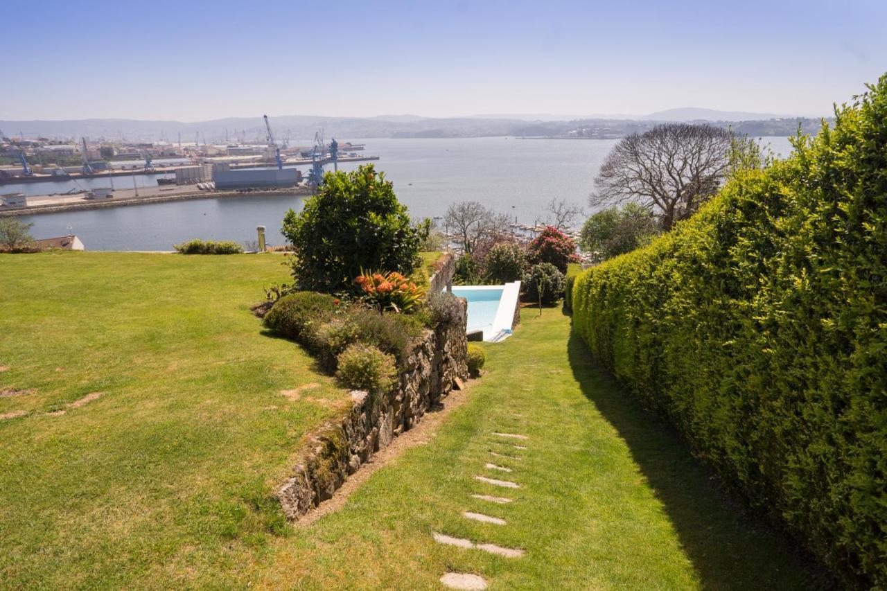 Apartamento Con Piscina Y Excelentes Vistas Ferrol Luaran gambar