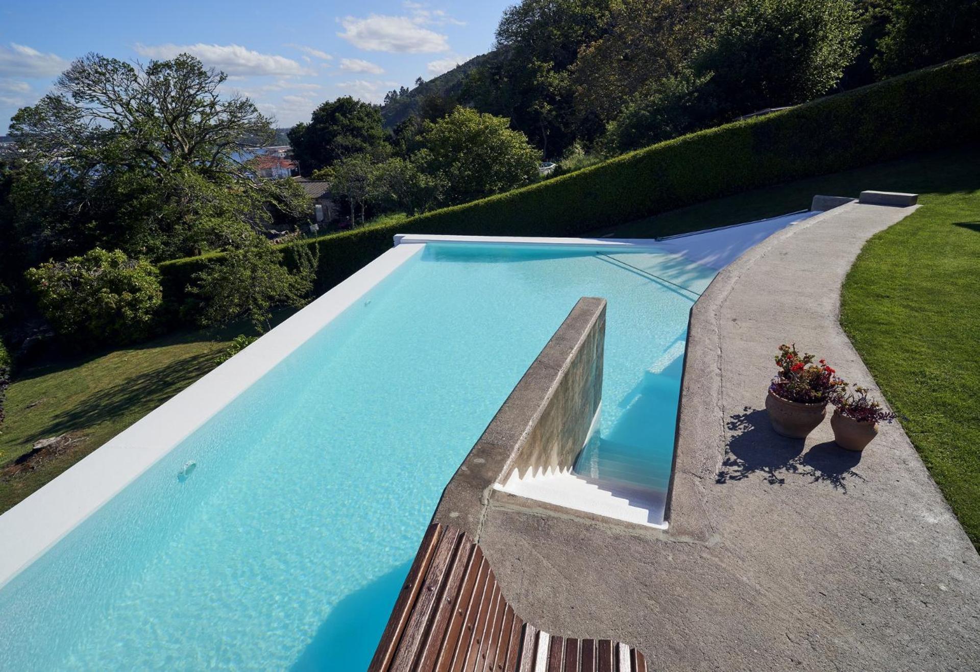 Apartamento Con Piscina Y Excelentes Vistas Ferrol Luaran gambar