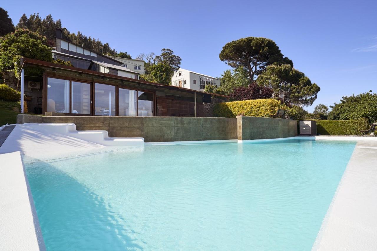 Apartamento Con Piscina Y Excelentes Vistas Ferrol Luaran gambar