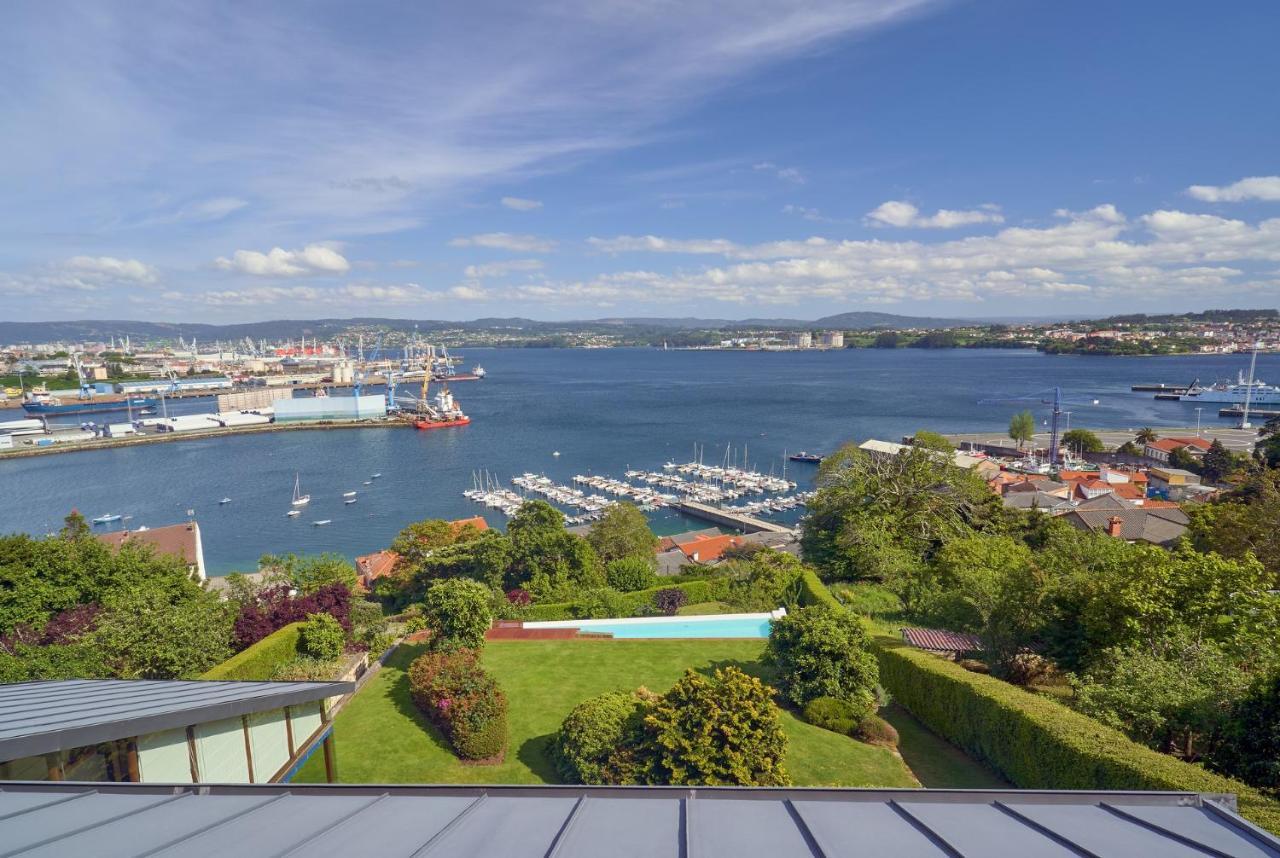 Apartamento Con Piscina Y Excelentes Vistas Ferrol Luaran gambar